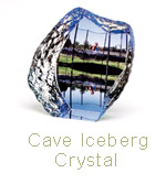 CAVE ICEBERG CRYSTAL, 4.5 in X 4. 1 in. X 1.4 in.