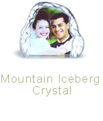 MOUNTAIN ICEBERG CRYSTAL, 4.9 in. X 5.5 in. X 1 in.