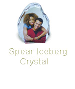 SPEAR ICEBERG CRYSTAL, 4.7 in. X 4.5 in. X 0.8 in.